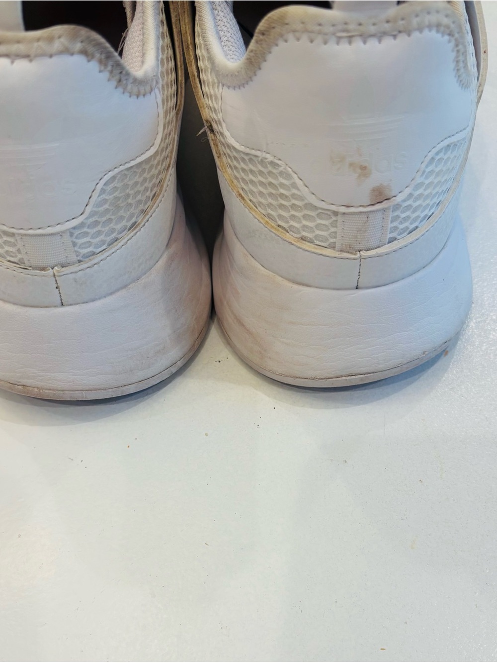 adidas Neutral Cream Mesh Running Sneakers size 11.5 - Picture 5 of 10